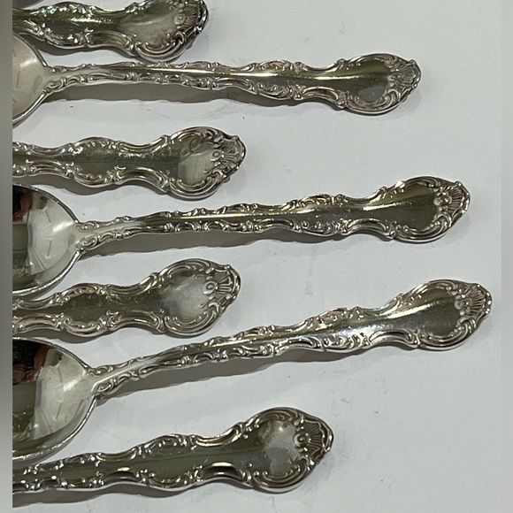 Vintage Birks Regency Plate “Louis de France” Teaspoons Set of 10 - Picture 6 of 10